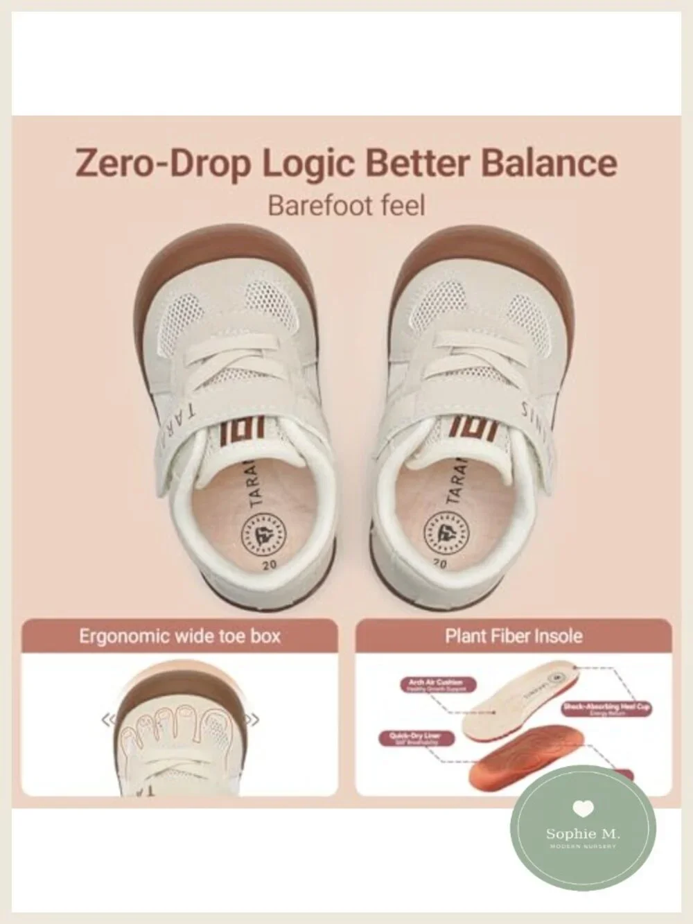 Baby Sneaker Infant Toddler First Walking Shoes Lightweight Non-Slip Microfiber